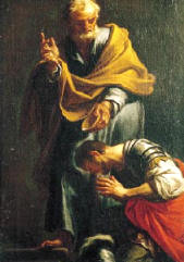 Peter Baptizing Cornelius
the Centurion Trevisani 1709
