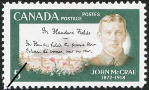 Lt. Col John McCrae Stamp