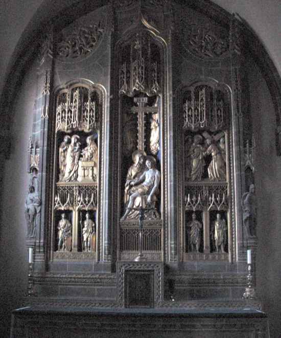 Memorial Chapel Altarpiece, Ampleforth, Abbey, York, England